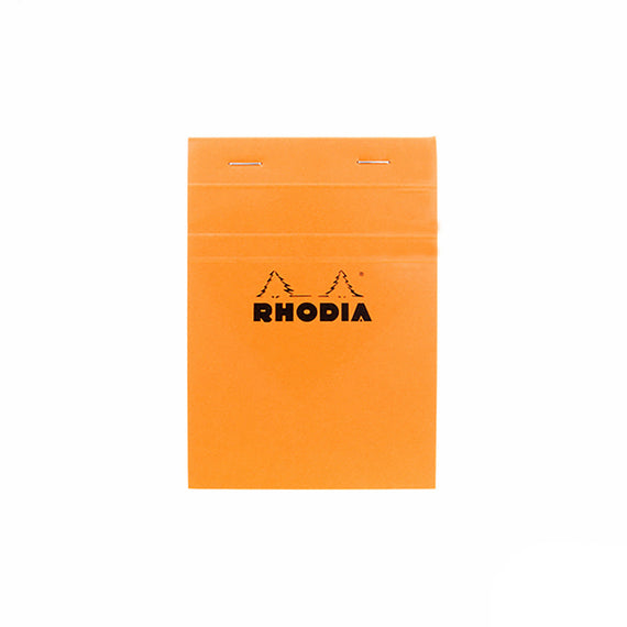 Rhodia No. 13 A6 Notepad - Orange, Graph