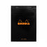 Rhodia No. 16 A5 Notepad - Black, Blank