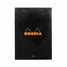 Rhodia No. 16 A5 Notepad - Black, Lined
