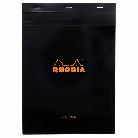 Rhodia No. 18 A4 Notepad - Black, Blank