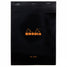 Rhodia No. 18 A4 Notepad - Black, Blank