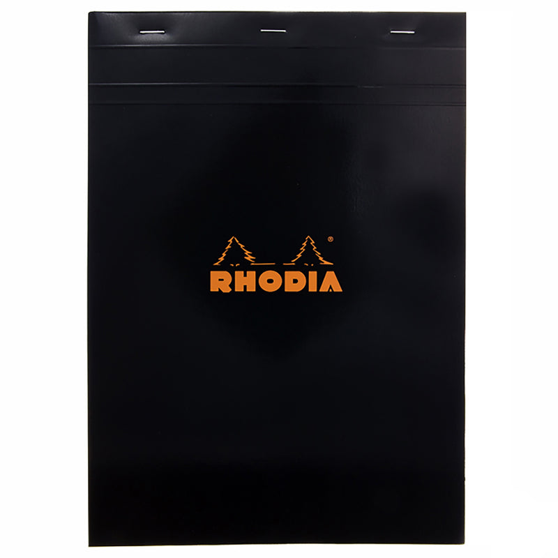 Rhodia No. 18 A4 Notepad - Black, Graph