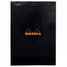 Rhodia No. 18 A4 Notepad - Black, Graph