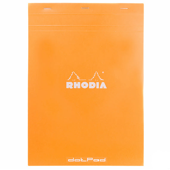 Rhodia No. 18 A4 Notepad - Orange, Dot Grid