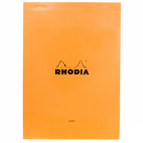 Rhodia No. 18 A4 Notepad - Orange, Lined