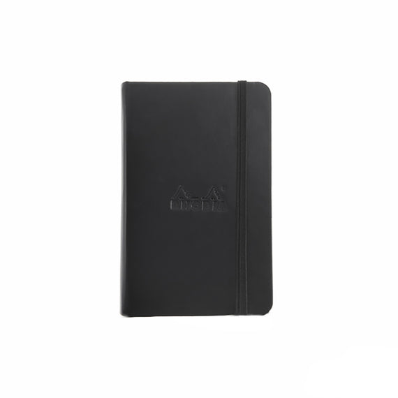 Rhodia Pocket Webnotebook in Black on a white background