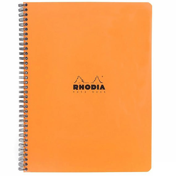 Rhodia Classic Wirebound Notebook - Orange, Lined (8.86 x 11.69)