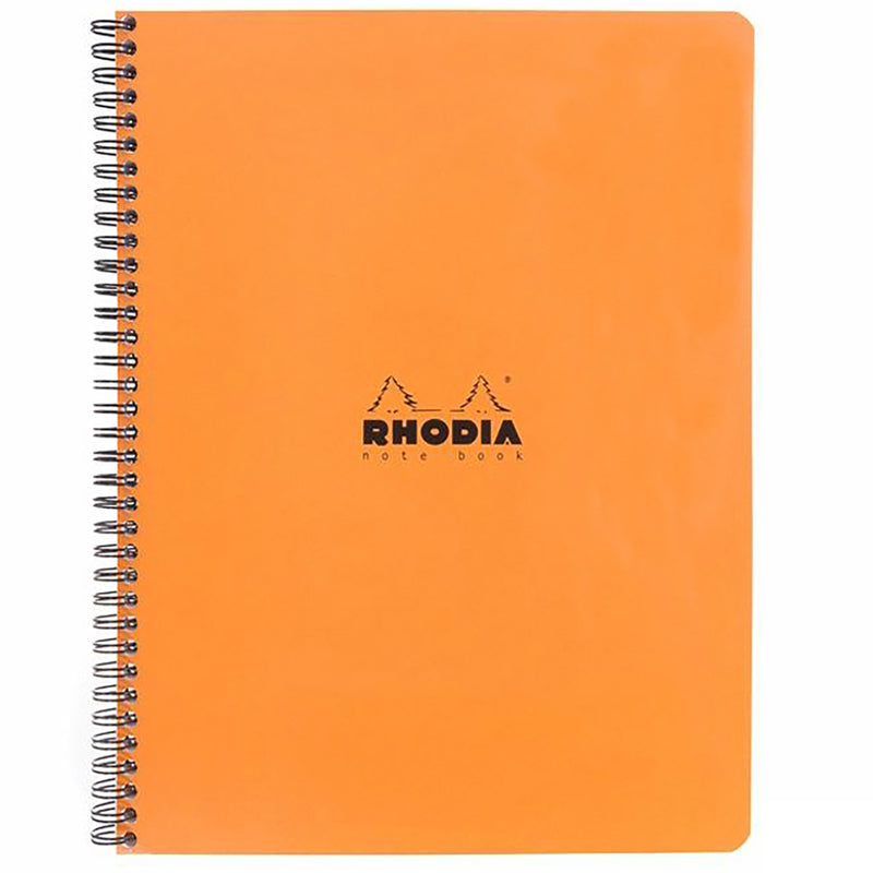 Rhodia Classic Wirebound Notebook - Orange, Graph (8.86 x 11.69)