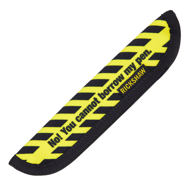 Rickshaw Bagworks 1 Pen Sleeve - No Borrow Yellow