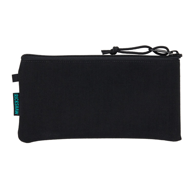 Rickshaw Bagworks Plush Pen/Gadget Pouch - Black/Peacock