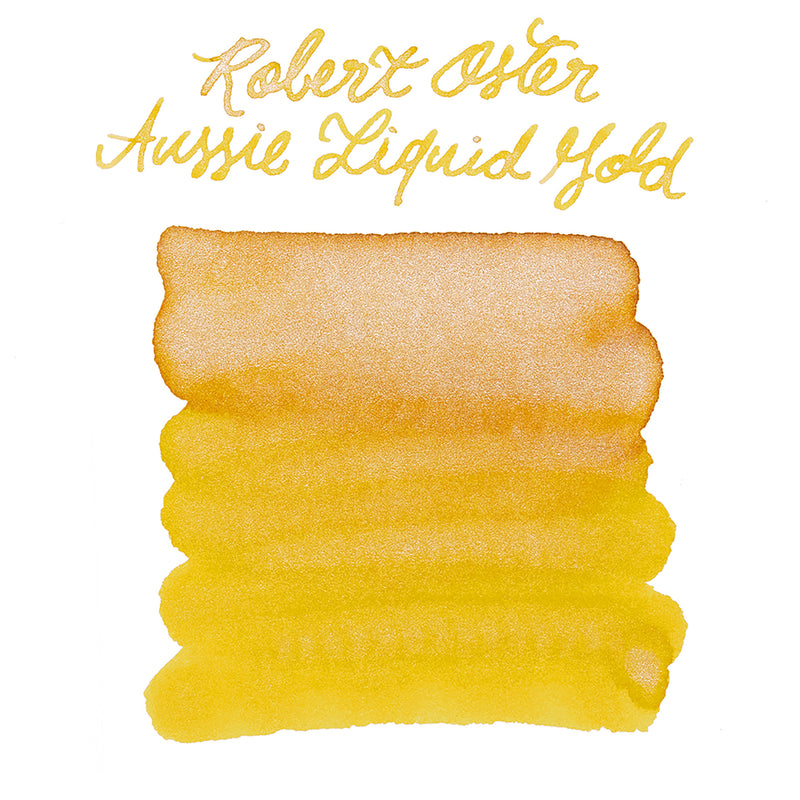 Robert Oster Aussie Liquid Gold - Ink Sample