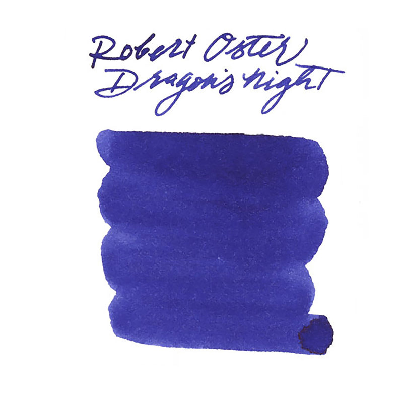 Robert Oster Dragon's Night - Ink Sample