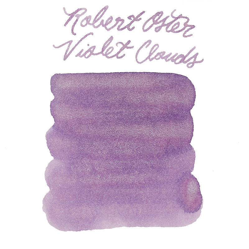 Robert Oster Violet Clouds - Ink Sample