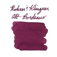 Rohrer & Klingner Alt-Bordeaux - Ink Sample