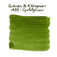 Rohrer & Klingner Alt-Goldgrun - Ink Sample