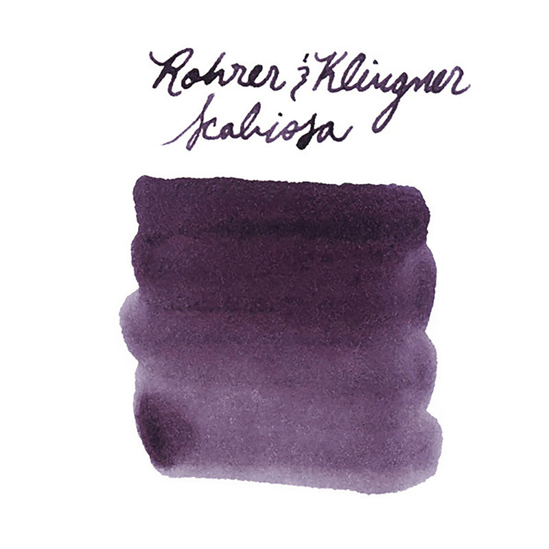 Rohrer & Klingner Scabiosa (iron gall) - Ink Sample