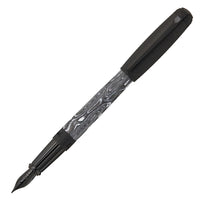S.T. Dupont Line D Large Carbon Fountain Pen - Dark Storm