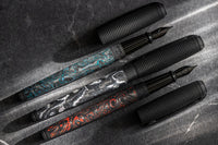 S.T. Dupont Line D Large Carbon Fountain Pen - Dark Storm