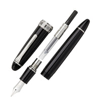 Sailor 1911L Naginata Togi Fountain Pen - Black/Silver