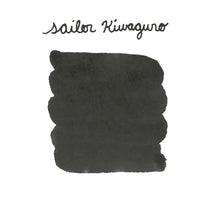 Sailor Kiwaguro Pigmented Black - Ink Sample