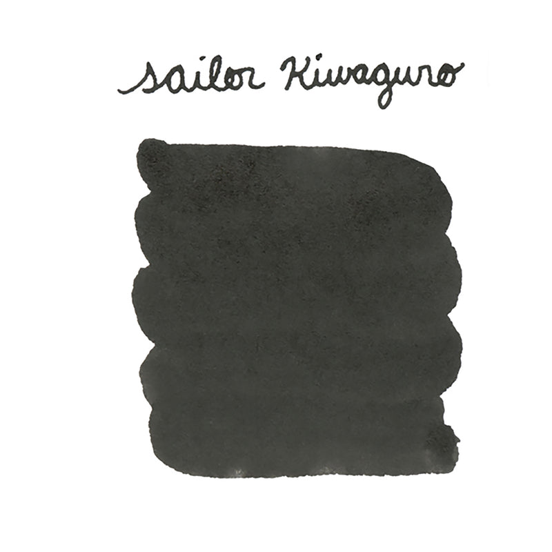 Sailor Kiwaguro Pigmented Black - Ink Sample