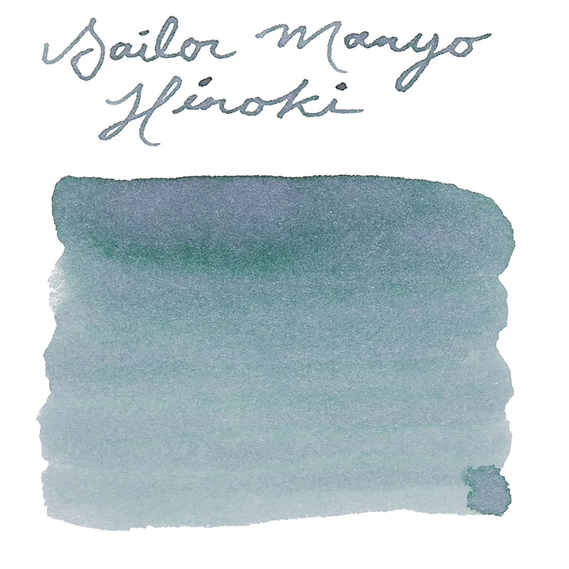 Sailor Manyo Hinoki - Ink Sample