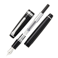 Sailor Pro Gear Slim Fountain Pen - Black/Silver