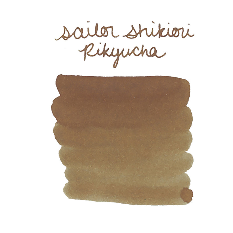 Sailor Shikiori Rikyucha - Ink Sample