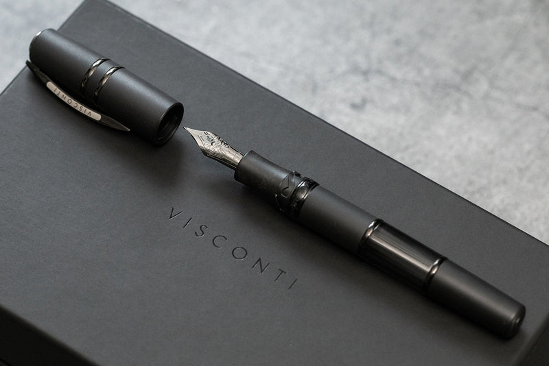 Visconti Homo Sapiens Fountain Pen - Dark Crystal (18k Nib)