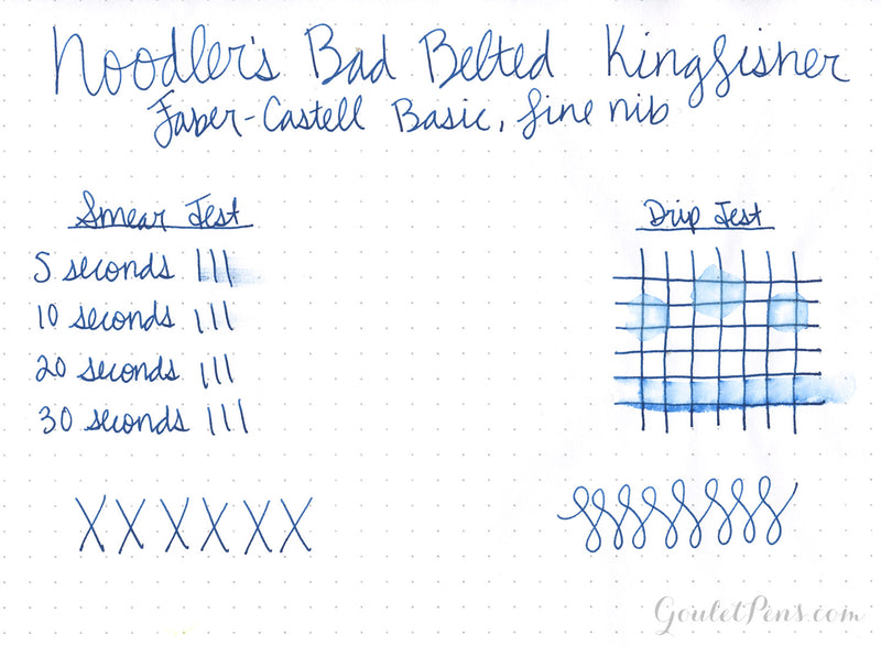 Noodler's Bad Belted Kingfisher - 3oz Bottled Ink