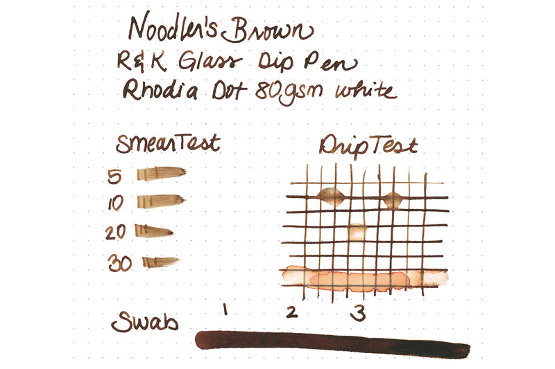Noodler's Brown - Ink Sample