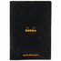 Rhodia Classic Side Staplebound A4 Notebook - Black, Dot Grid