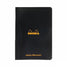 Rhodia Classic Side Staplebound A5 Notebook - Black, Dot Grid