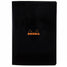 Rhodia Classic Side Staplebound A4 Notebook - Black, Lined